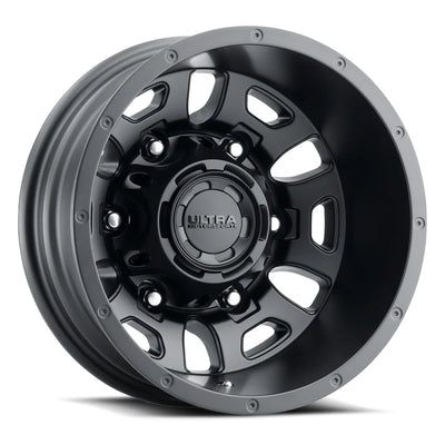 003-6668RSB 16X6 6X180 (-130.5) ULT 003SB Hunter Dually (HB 138.8)